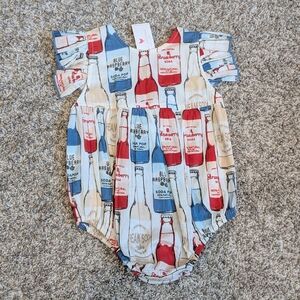 NWT Pink Chicken Baby Girls Liv Bubble - Soda Pop